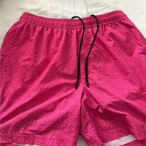 Chubbies Pink Swim Trunks